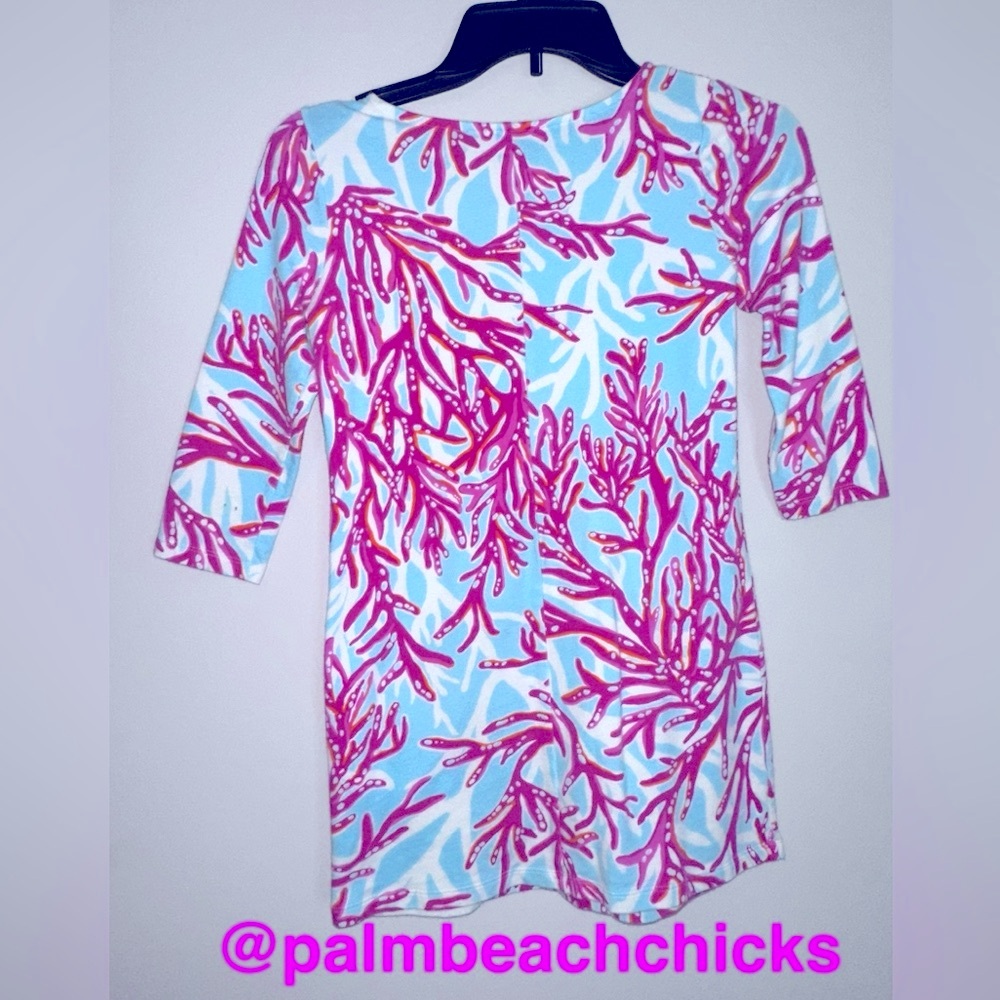 Lilly Pulitzer Charlene Dress 3/4 sleeve with pockets S.L 8/10 Vintage. Rare